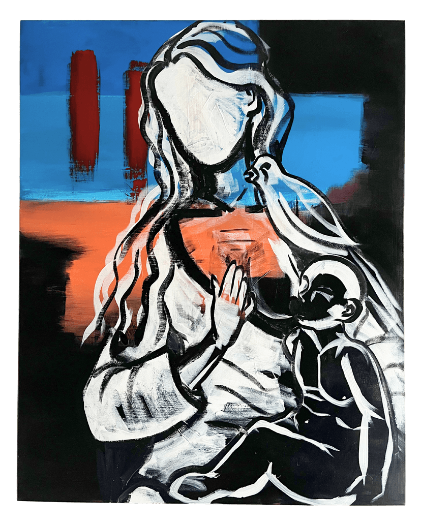 "WOMAN, CHILD & BIRD"